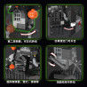 KAIYU KeeYee World K96115-2 Haunted House Xếp hình lắp ráp ghép mô hình Ngôi nhà ma ám bí ngô ma cà rồng