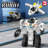 HAPPY BUILD PANGU YC-35004 Xếp hình lắp ráp ghép mô hình Robot lập trình chuyển đổi Space 3