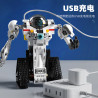 HAPPY BUILD PANGU YC-35004 Xếp hình lắp ráp ghép mô hình Robot lập trình chuyển đổi Space 3