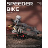 No license JD147 Speeder Bike Xếp hình lắp ráp ghép mô hình xe chạy quá tốc độ