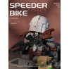 No license JD147 Speeder Bike Xếp hình lắp ráp ghép mô hình xe chạy quá tốc độ