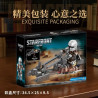 No license JD147 Speeder Bike Xếp hình lắp ráp ghép mô hình xe chạy quá tốc độ