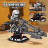 No license JD147 Speeder Bike Xếp hình lắp ráp ghép mô hình xe chạy quá tốc độ