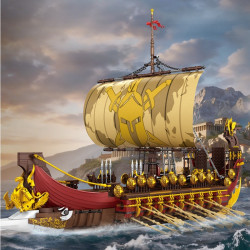 Reobrix 66104 Spartan Warships Xếp hình lắp ráp ghép mô hình tàu chiến Spartan