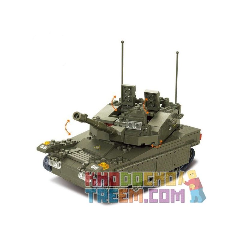 SLUBAN M38-B0305 B0305 0305 M38B0305 38-B0305 non  XE TĂNG bộ đồ chơi xếp lắp ráp ghép mô hình Military Army MERKAVA K1 TANK Quân Sự Bộ Đội 344 khối SLUBAN M38-B0305 B0305 0305 M38B0305 38-B0305 non  XE TĂNG bộ đồ chơi xếp lắp ráp ghép mô hình Military Army MERKAVA K1 TANK Quân Sự Bộ Đội 344 khối