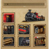 Reobrix 66806 Western Train Xếp hình lắp ráp ghép mô hình đầu máy hơi nước