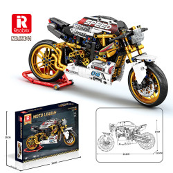 Reobrix 99041 Xếp hình lắp ráp ghép mô hình Cafe Racer cổ điển
