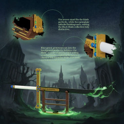 Amazing Block 50001 Shadow Greatblade Xếp hình lắp ráp ghép mô hình Bóng tối vĩ đại
