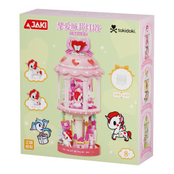 JAKI HK711 Xếp hình lắp ráp ghép mô hình tokidoki tokidoki Ngọn hải đăng kỳ lân: Ngọn hải đăng của thành phố yêu dấu