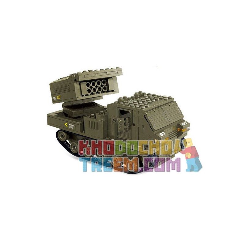 SLUBAN M38-B0303 B0303 0303 M38B0303 38-B0303 non  XE TẢI CHỞ PHÁO bộ đồ chơi xếp lắp ráp ghép mô hình Land Forces 2 Sức Mạnh Mặt Đất 314 khối