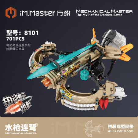 IM.Master QIHUI 8101 Xếp hình lắp ráp ghép mô hình bộ lặp súng nước