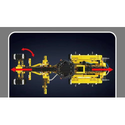 MouldKing 19023 GD655-6 Motor Grader Xếp hình lắp ráp ghép mô hình Máy chấm điểm kỹ thuật GD655-6