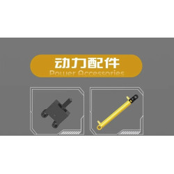 MouldKing 19023 GD655-6 Motor Grader Xếp hình lắp ráp ghép mô hình Máy chấm điểm kỹ thuật GD655-6