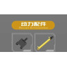 MouldKing 19023 GD655-6 Motor Grader Xếp hình lắp ráp ghép mô hình Máy chấm điểm kỹ thuật GD655-6