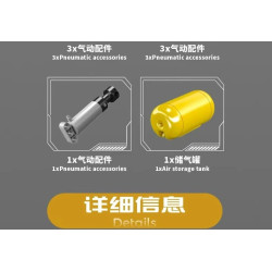MouldKing 19023 GD655-6 Motor Grader Xếp hình lắp ráp ghép mô hình Máy chấm điểm kỹ thuật GD655-6