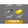 MouldKing 19023 GD655-6 Motor Grader Xếp hình lắp ráp ghép mô hình Máy chấm điểm kỹ thuật GD655-6