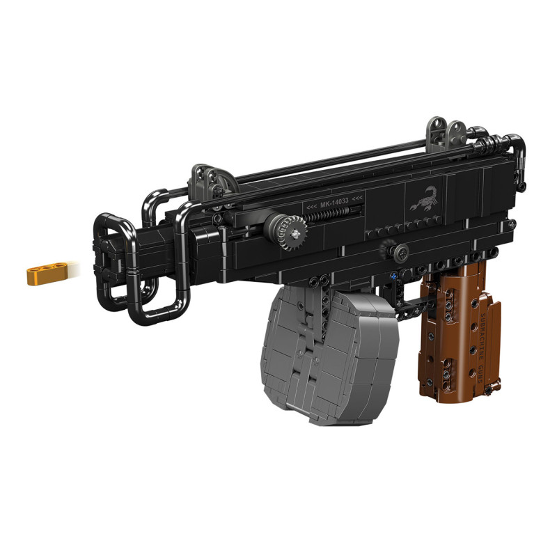 MouldKing 14033 Scorpion Submachine Gun Xếp hình lắp ráp ghép mô hình Súng tiểu liên bọ cạp