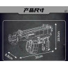 MouldKing 14033 Scorpion Submachine Gun Xếp hình lắp ráp ghép mô hình Súng tiểu liên bọ cạp