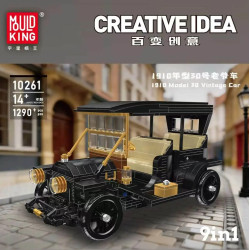 MouldKing 10261 1910 Model 30 Vintage Car Xếp hình lắp ráp ghép mô hình Chiếc xe cổ điển số 30 năm 1910