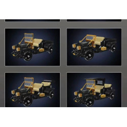 MouldKing 10261 1910 Model 30 Vintage Car Xếp hình lắp ráp ghép mô hình Chiếc xe cổ điển số 30 năm 1910
