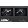 MouldKing 10261 1910 Model 30 Vintage Car Xếp hình lắp ráp ghép mô hình Chiếc xe cổ điển số 30 năm 1910