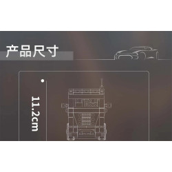 MouldKing 24082 Racing Truck Xếp hình lắp ráp ghép mô hình xe tải đua