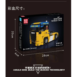 MouldKing 24082 Racing Truck Xếp hình lắp ráp ghép mô hình xe tải đua