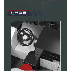 MouldKing 27147 Xếp hình lắp ráp ghép mô hình Xe đua V8 GT của Thụy Điển