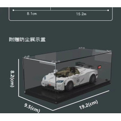 MouldKing 27147 Xếp hình lắp ráp ghép mô hình Xe đua V8 GT của Thụy Điển