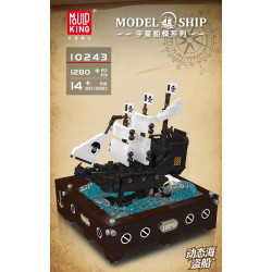 MouldKing 10243 Xếp hình lắp ráp ghép mô hình Tàu cướp biển năng động