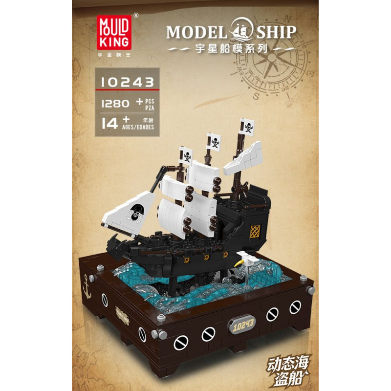 MouldKing 10243 Xếp hình lắp ráp ghép mô hình Tàu cướp biển năng động