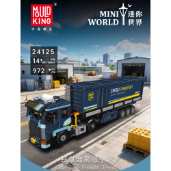 MouldKing 24125 Container Freight Truck Xếp hình lắp ráp ghép mô hình xe chở hàng container