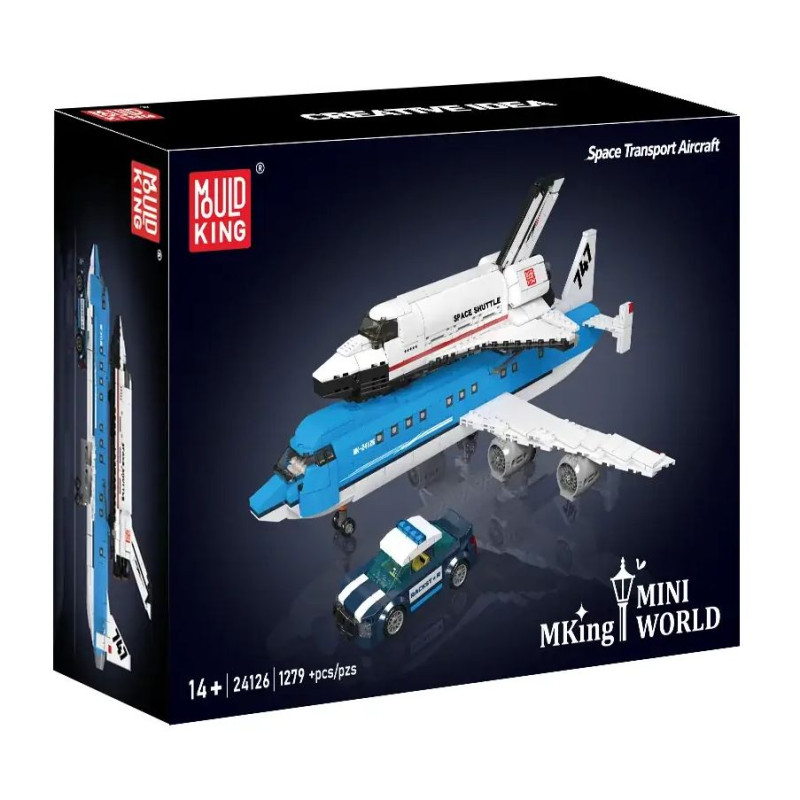 MouldKing 24126 Space Transport Aircraft Xếp hình lắp ráp ghép mô hình máy bay vận tải không gian