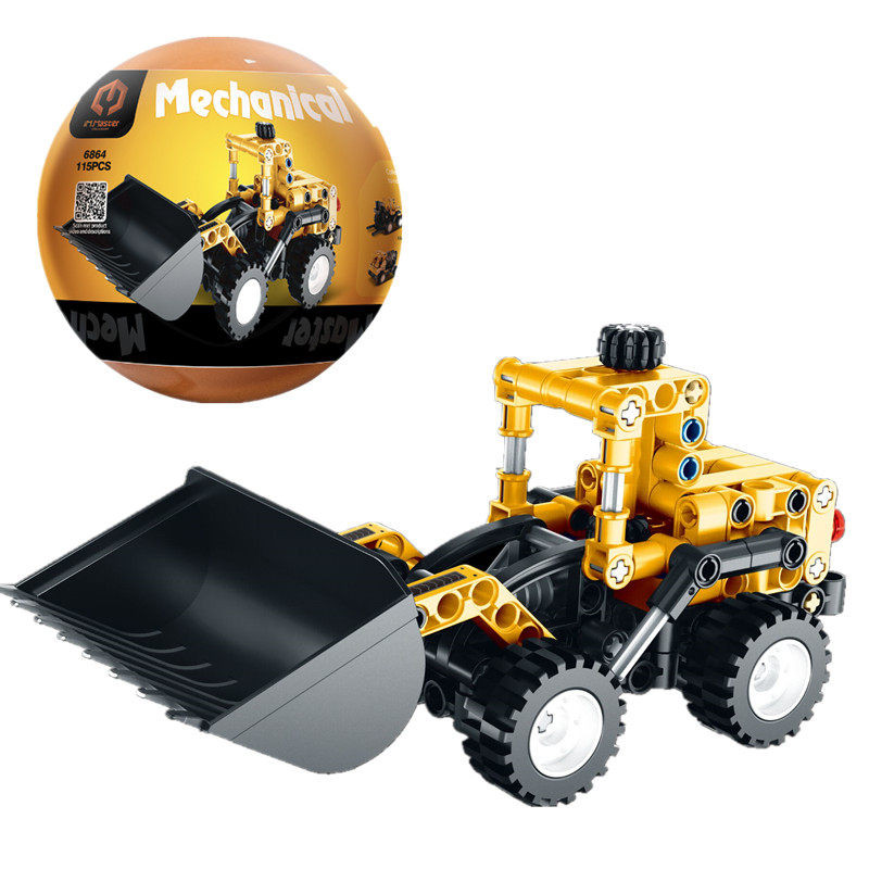 IM.Master QIHUI 6864 Xếp hình lắp ráp ghép mô hình Bậc thầy máy móc: 6 tổ hợp robot xe kỹ thuật
