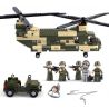 SLUBAN M38-B0508 B0508 0508 M38B0508 38-B0508 non  MÁY BAY VẬN TẢI QUÂN SỰ bộ đồ chơi xếp lắp ráp ghép mô hình Military Army Quân Sự Bộ Đội 520 khối
