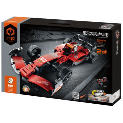 IM.Master QIHUI 5830 Xếp hình lắp ráp ghép mô hình Xe đua công thức F1, xe địa hình 2 trong 1