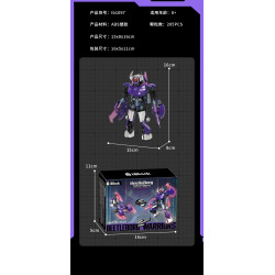 iBlock ib1097 Venomstrike Scorpion Xếp hình lắp ráp ghép mô hình Bugs Raiders: Stinging Scorpion Ba thay đổi