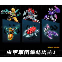 iBlock ib1097 Venomstrike Scorpion Xếp hình lắp ráp ghép mô hình Bugs Raiders: Stinging Scorpion Ba thay đổi
