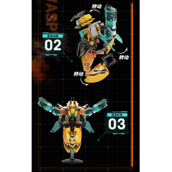 iBlock ib1097 Venomstrike Scorpion Xếp hình lắp ráp ghép mô hình Bugs Raiders: Stinging Scorpion Ba thay đổi