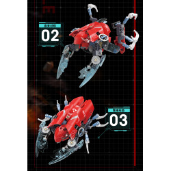 iBlock ib1097 Venomstrike Scorpion Xếp hình lắp ráp ghép mô hình Bugs Raiders: Stinging Scorpion Ba thay đổi