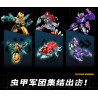 iBlock ib1096 Ironclad Beetle Xếp hình lắp ráp ghép mô hình Bugs Raiders: Sharp Shell Heavy Armor Ba lần biến hình
