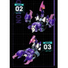 iBlock ib1096 Ironclad Beetle Xếp hình lắp ráp ghép mô hình Bugs Raiders: Sharp Shell Heavy Armor Ba lần biến hình