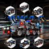 WOMA C5035 Xếp hình lắp ráp ghép mô hình Đội chiến đấu SWAT 6 loại Vanguard, City Defender, Human Torch, Shadow Guard, Black Tornado, Sirius
