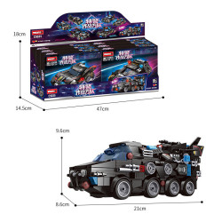 WOMA C5035 Xếp hình lắp ráp ghép mô hình Đội chiến đấu SWAT 6 loại Vanguard, City Defender, Human Torch, Shadow Guard, Black Tornado, Sirius