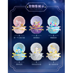 JAKI HK715 Xếp hình lắp ráp ghép mô hình tokidoki tokidoki hộp mù huyềnjingxinjian
