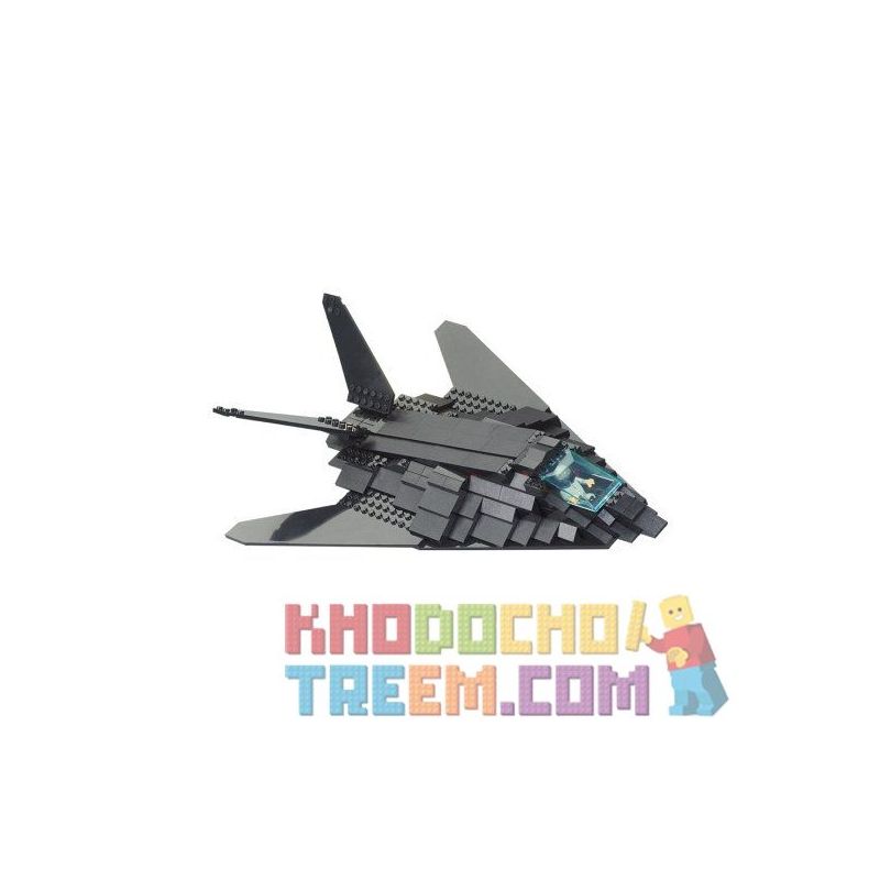 SLUBAN M38-B0108 B0108 0108 M38B0108 38-B0108 non  MÁY BAY TÀNG HÌNH bộ đồ chơi xếp lắp ráp ghép mô hình Military Army F117 Quân Sự Bộ Đội 209 khối