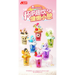 JAKI HK716 Xếp hình lắp ráp ghép mô hình hộp đựng trà sữa tokidoki fun