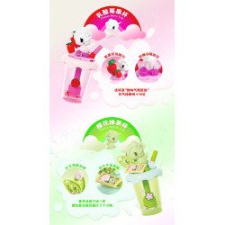 JAKI HK716 Xếp hình lắp ráp ghép mô hình hộp đựng trà sữa tokidoki fun