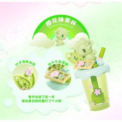 JAKI HK716 Xếp hình lắp ráp ghép mô hình hộp đựng trà sữa tokidoki fun