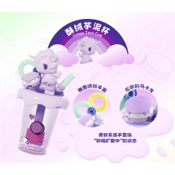 JAKI HK716 Xếp hình lắp ráp ghép mô hình hộp đựng trà sữa tokidoki fun